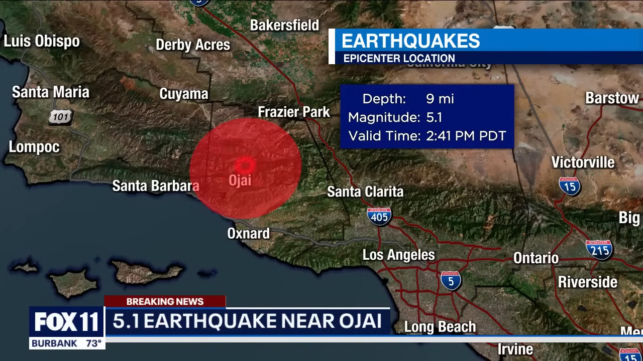 Quake Rattles California as Hurricane Hilary Wanes