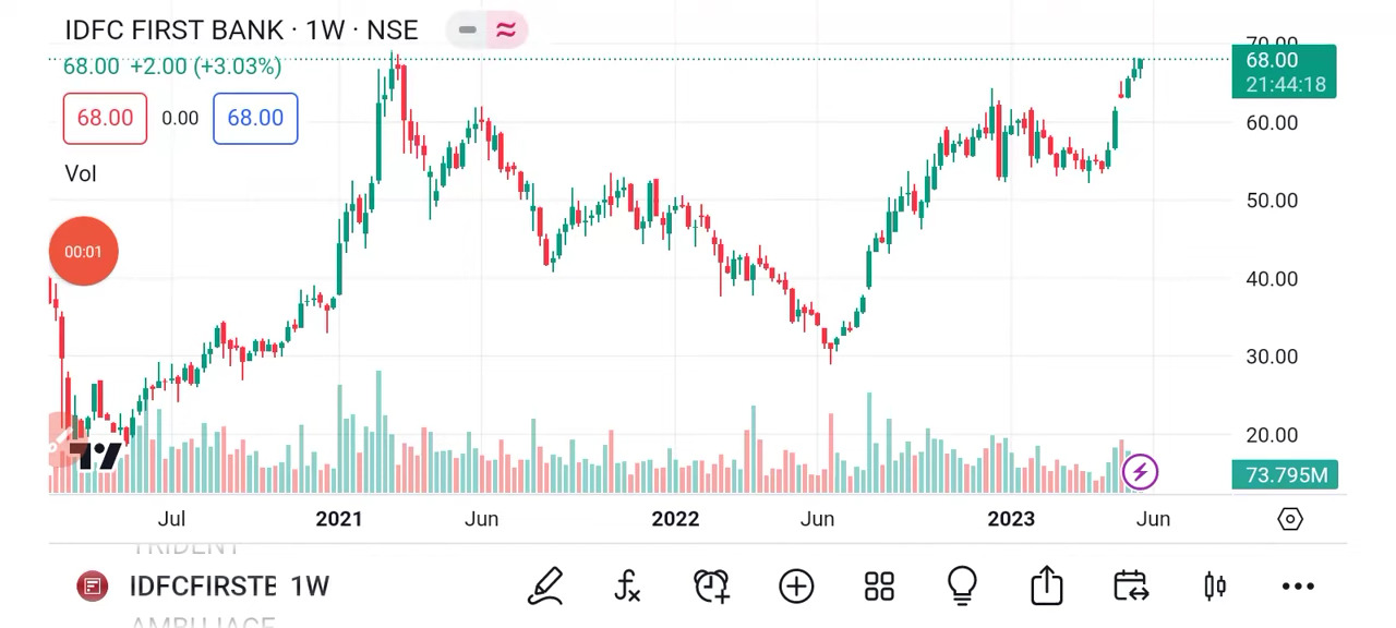 Unlocking the Potential: A Glimpse into IDFC First Bank Share Price