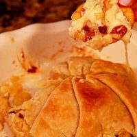 Brie-licious: Mummy's Spooky Baked Brie with Homemade Cranberry Jam