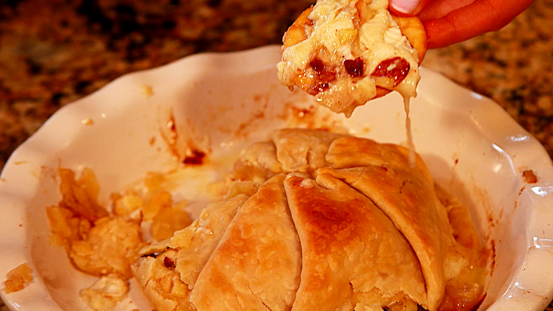 Brie-licious: Mummy's Spooky Baked Brie with Homemade Cranberry Jam