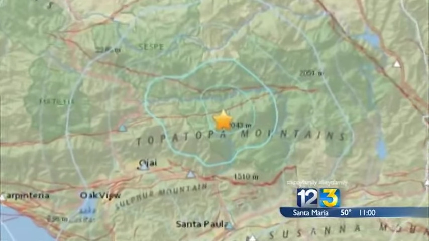 "Earthquake Rattles Ojai: 3.5 Magnitude Tremor Shakes the Ground"