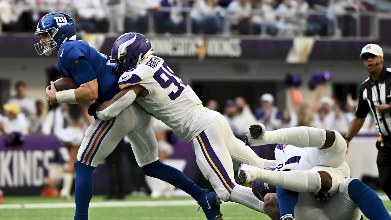 "Danielle Hunter's Sack Symphony: A Masterpiece in the Making"