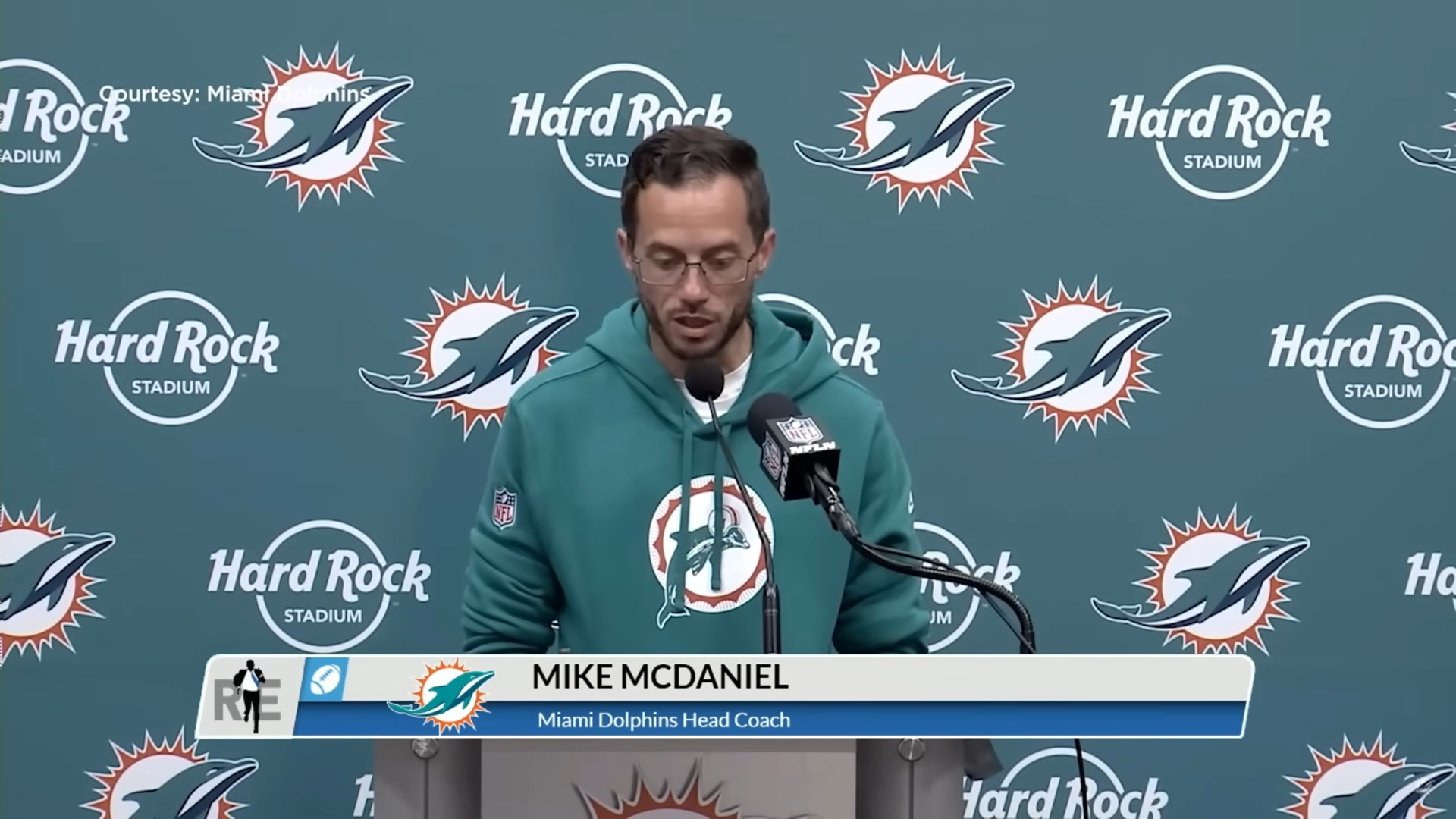 "Mike McDaniel Brings the Laughs: Dolphins HC's Media Show in Germany"