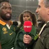 "Siya Kolisi: A South Africa Fan's Unforgettable Encounter with Rugby World Cup Captain's Family"